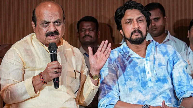 ಇಂದಿನಿಂದ ಸಿಎಂ ಬೊಮ್ಮಾಯಿ ಪರ ಅಖಾಡಕ್ಕೆ ಇಳಿವ ಕಿಚ್ಚ ಸುದೀಪ್